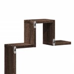 vidaXL Étagère murale chêne marron 104 5x10x43 cm bois d'ingénierie