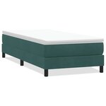 vidaXL Sommier à lattes de lit sans matelas vert foncé 80x220 cm