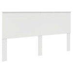 vidaXL Tête de lit Blanc brillant 180 cm Bois d'ingénierie