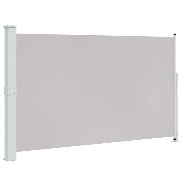 vidaXL Auvent latéral rétractable de patio 180x300 cm Gris