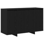 vidaXL Buffet chêne noir Chêne noir Bois 120 x 41 x 75 cm