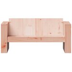 vidaXL Canapé de jardin 2 places 134x60x62 cm bois massif de douglas