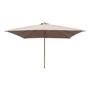Parasol sable mât en bois 300x300 cm