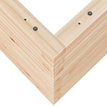 vidaXL Jardinière 90x60x68 5 cm bois de pin massif