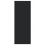 vidaXL Armoire à chaussures noir 52x37 5x100 cm bois d'ingénierie