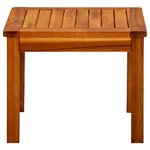 vidaXL Table basse de jardin 45x45x36 cm Bois solide d'acacia