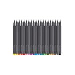 Etui de 20 Feutres Finepen Grip Coloris Assortis FABER-CASTELL