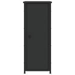 vidaXL Tables de chevet 2 Pièces noir 32x42x80 cm bois d’ingénierie