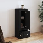 vidaXL Buffet haut noir 36x35 5x103 5 cm bois d'ingénierie