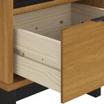 vidaXL Table de chevet FLAM 40x35x50 cm bois de pin massif