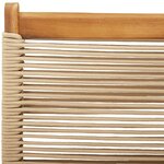 vidaXL Chaises de jardin pliantes lot de 8 beige bois d'acacia massif