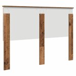 vidaXL Tête de lit Bois Ancien 140 cm Bois d'ingénierie