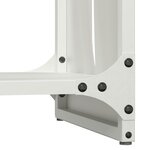vidaXL Portant de bois chauffage blanc 40x30x80 cm