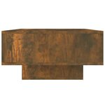 vidaXL Table basse Chêne fumé 105x55x32 cm Bois d'ingénierie