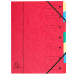 Trieur CL dos extens.+ élas.7C Ass. x 8 EXACOMPTA