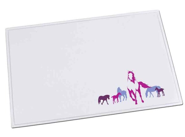 Sous-main DURELLA EMOTION 53 x 40 cm motif: chevaux LÄUFER