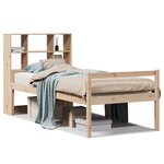 vidaXL Lit bibliothèque sans matelas 90x200 cm bois de pin massif