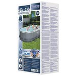 Bestway Piscine hors sol Power Steel ovale 427x250x100 cm