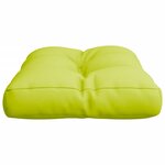 vidaXL Coussin de palette vert vif 60x40x12 cm tissu