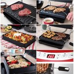 GEORGE FOREMAN Grill Evolve Precision 24001-56 - Ecran digital - 1440 W - Rouge