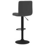 vidaXL Tabourets de bar lot de 2 noir velours