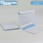 Lot de 500 Enveloppes blanches C6 - gamme Courrier+