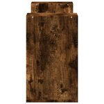 vidaXL Meubles TV 2 Pièces chêne fumé 75x30x50 cm bois d'ingénierie