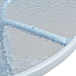 vidaXL Ensemble de bistro 3 Pièces Acier Noir