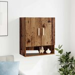vidaXL Meuble mural Bois ancien 60 x 31 x 70 cm Bois d'ingénierie