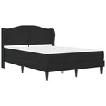 vidaXL Cadre de lit avec tête de lit Noir 140 x 190 cm Velours