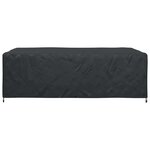 vidaXL Housse pour mobilier d'extérieur Noir 300 x 200 x 90 cm 600D