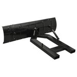 vidaXL Chasse-neige pour chariot élévateur 150x38 cm Noir
