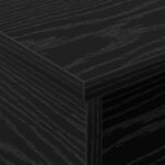 vidaXL Table de chevet 2 Pièces Chêne noir 40 x 31 x 15 cm