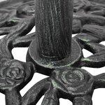 vidaXL Socle de parasol en fonte 12 kg 48 cm