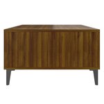 vidaXL Table basse Chêne marron 103 5x60x35 cm Bois d'ingénierie