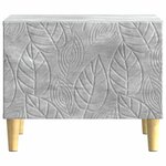 vidaXL Table basse Gris béton 50 x 49 x 40 cm Bois d'ingénierie