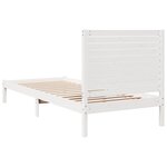 vidaXL Cadre de lit extra long sans matelas 90x220 cm bois massif