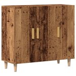 vidaXL Buffet vieux bois 90x34x80 cm bois d'ingénierie