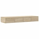 vidaXL Tiroirs de lit avec tiroir Chêne sonoma 120 x 36.5 x 16.5 cm