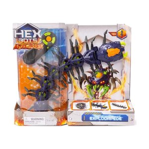 Spin Master 6076554 - Hex Bots - Mille-pattes fulgurant