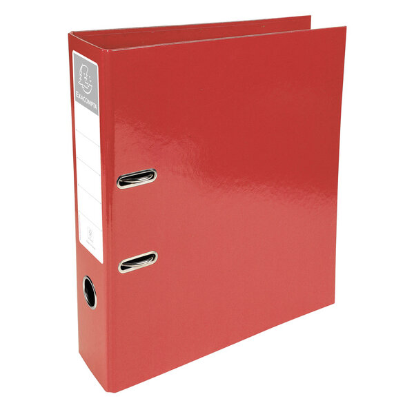 Classeur à levier iderama prem'touch dos 70mm - rouge - x 10 - exacompta