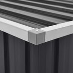 vidaXL Boîte de rangement de jardin Anthracite 149x99x93 cm