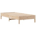 vidaXL Cadre de lit sans matelas 100x200 cm bois massif de pin