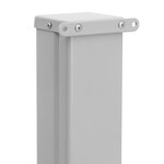 vidaXL Auvent latéral rétractable de patio 140x600 cm Rouge