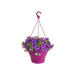 ELHO Pot de fleurs a suspendre Corsica 30 - Rose cerise - Extérieur & Balcon - Ø 29,4 x H 21,1 cm