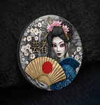 GEISHA Whispers of Grace Pièce de monnaie en argent de 2 oz 5 Dollars Niue 2025
