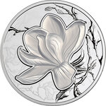 Monnaie MAGNOLIA Flowers of the Four Seasons 1 Oz Argent 1$ Niue 2026