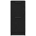 vidaXL Buffet 2 Pièces Chêne noir 30 x 30 x 70 cm Bois d'ingénierie