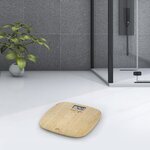LITTLE BALANCE 8228 Bambou Soft USB, Pese-personne sans pile, Rechargeable USB, 180 kg / 100 g, Bambou véritable