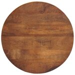 vidaXL Tables basses gigognes 2 Pièces Bois de mangue massif et acier